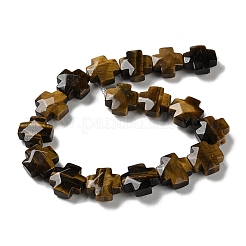 Natürlichen Tigerauge Perlen Stränge&nbsp;G-K357-C04-01