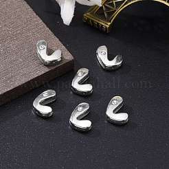 Alphabet Slide-On Charms für Armband Armband machen&nbsp;ALRI-O012-L-NR