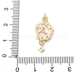 Pendenti in ottone con zirconi cubici&nbsp;KK-A286-13G-01