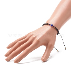 Set di bracciali regolabili con perline intrecciate in filo di nylon&nbsp;BJEW-JB06441