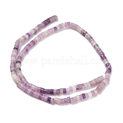 Natürliche Lepidolith / lila Glimmer Steinperlen Stränge&nbsp;G-Z110-A11-2x4mm