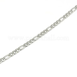 Collana a catena figaro in acciaio inossidabile 304 resistente all'ossidazione&nbsp;X-STAS-A028-N025P