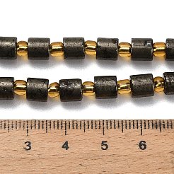 Stränge aus natürlichen Goldpyritperlen&nbsp;G-F833-K01-01