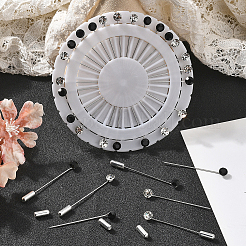 1 set di spille con strass in ferro&nbsp;AJEW-SC0031-23B