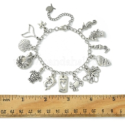 Braccialetti con ciondoli in lega a tema oceano&nbsp;BJEW-FS00006