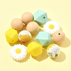 5 Stil: umweltfreundliche Silikonperlen in Lebensmittelqualität&nbsp;SIL-FS0001-25