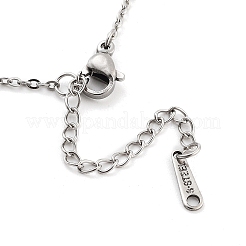 Collane con ciondolo in acciaio inossidabile 304 anti-ossidazione&nbsp;NJEW-P306-01P