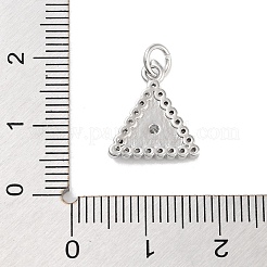 Placage de rack pendentifs en zircone cubique clair en laiton&nbsp;KK-M293-19P