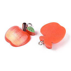Pendentifs fruits en résine&nbsp;RESI-CJC0021-17W