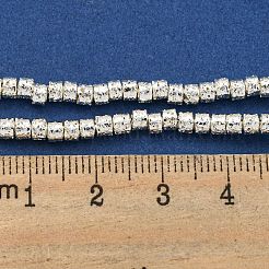 Fili di perle di roccia lavica naturale elettrodeposta&nbsp;G-I360-J02-04
