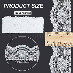 50 Yards Polyester-Spitzenbänder&nbsp;SRIB-PH0001-53A