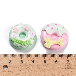 Undurchsichtige Decoden-Cabochons aus Harz&nbsp;RESI-I338-08