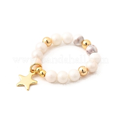 5 bague en jade persan naturel&nbsp;RJEW-JR00907