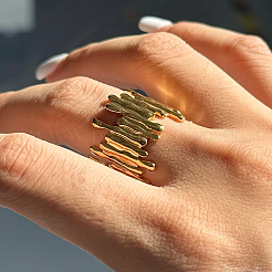 Anillos abiertos de acero inoxidable 304 para mujer&nbsp;LT1329