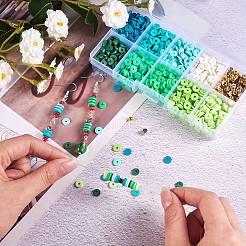 1770 pz perline di argilla polimerica fai da te creazione di gioielli kit di ricerca&nbsp;DIY-SZ0006-51B