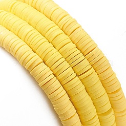 4 pièces 4 couleurs à la main en argile polymère disque surfeur bracelets ensemble&nbsp;BJEW-JB08802