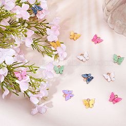Hellvergoldete Acryl-Charms&nbsp;PALLOY-SC0002-58