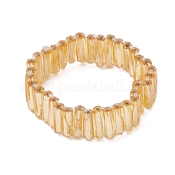 Gedrehte Glas-Fingerringe für Damen&nbsp;RJEW-JR00906