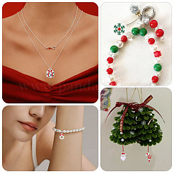 72 pendentifs en alliage émaillé sur le thème de Noël&nbsp;ENAM-CA0001-89