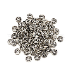 Tibetischen Stil Legierung Zwischenperlen&nbsp;TIBEB-TA0001-07-6mm