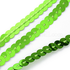 Umweltfreundliche Paillettenperlen aus Kunststoff&nbsp;PVC-Q092-6mm-10
