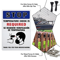 Señales de advertencia de aluminio con protección UV e impermeables&nbsp;AJEW-GL0001-05C-09
