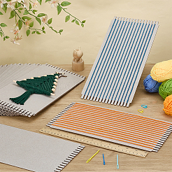 24 Stück Webstühle aus Pappe&nbsp;DIY-FG0001-41A