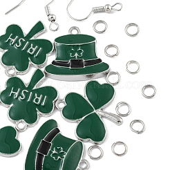 Schmucksets mit Kleeblattanhänger zum Selbermachen&nbsp;DIY-YW0005-05P