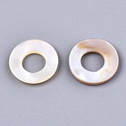 Natürlichen Süßwasser-Shell-Verknüpfung Ringe&nbsp;SHEL-S276-131A-01