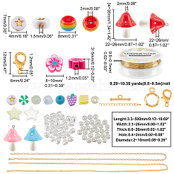 Kit per la creazione di collane di bracciali color caramello fai da te&nbsp;DIY-PH0009-40