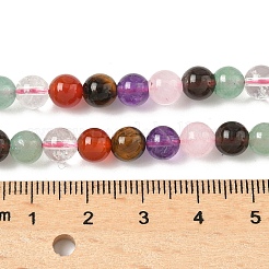 Misti naturali perline pietra preziosa fili&nbsp;G-P574-A02-6mm