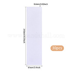 30 Lesezeichen aus Baumwoll-Aida-Stoff zum Anfertigen von Kreuzstichen&nbsp;AJEW-GL0002-99A