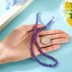 Natürlichen Amethyst Perlen Stränge&nbsp;G-TA0002-57B