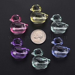 Transparentem Acryl europäischen Perlen&nbsp;MACR-S373-75-B