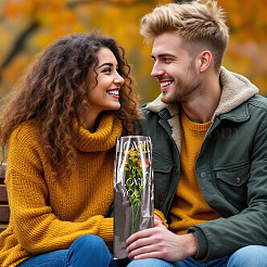 20 Stück OPP-Kunststoff-Blumenstrauß-Geschenkpapier&nbsp;DIY-TA0003-68B