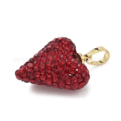 Ciondoli rhinestone in ottone&nbsp;KK-K293-48B-G