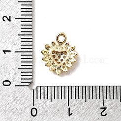Ottone micro spianare pendenti zirconi&nbsp;KK-H089-16G