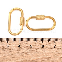 Karabinerverschluss-Anhänger mit Schraubverschluss aus Edelstahl 304&nbsp;X-STAS-K192-01G-A