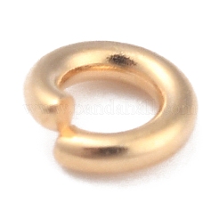 Offene Biegeringe aus Messing mit Rackbeschichtung&nbsp;X-KK-O139-18K-G