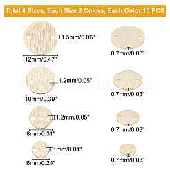 80 pz 8 connettori di collegamento in ottone&nbsp;KK-PH0001-91