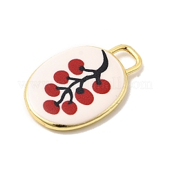 Bedruckte Messinganhänger&nbsp;KK-K274-07G-19