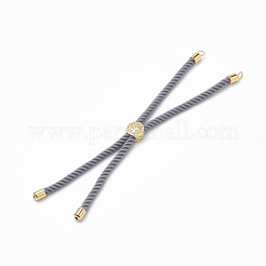 Création de bracelets à cordon torsadé en nylon&nbsp;MAK-T003-10G