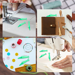 50 Stück Nadeleinfädler für Nähmaschinen in Fischform&nbsp;DIY-CP0011-20C