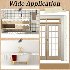 Autocollant en bois pour panneau de chambre de bébé&nbsp;AJEW-GF0013-87
