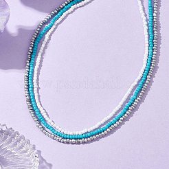 Collane di perle di vetro da donna&nbsp;NJEW-JN04672