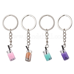 Porte-clés en résine et bouteille en verre&nbsp;KEYC-JKC01014