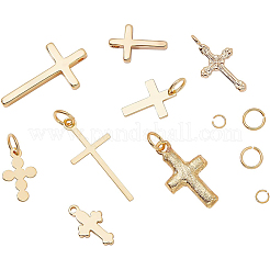 Colgantes de latón de estilo 16pcs 8&nbsp;KK-BC0002-81