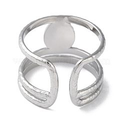 Composants de bague de manchette ouverte en acier inoxydable 304 anti-ternissement&nbsp;X-STAS-Q308-06P
