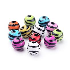 Zebra a strisce mista perline acriliche&nbsp;X-SACR-C020-51