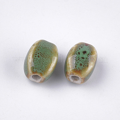 Abalorios de porcelana hechas a mano&nbsp;PORC-S498-07Q